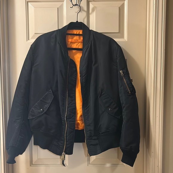 Alpha Industries Women’s Black Bomber Jacket - Picture 3 of 10